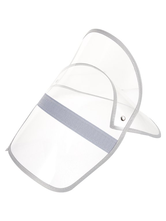 Raincoat Hat Shield Visor Detachable Rain Poncho Hat Face Protector Clear Raincoat Cap Visor