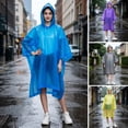 thumbnail image 1 of Raincoat,Outdoor Wear,Thick EVA Reusable Rain Jacket With Extended Length,Waterproof Garment For Hiking Camping And Travel, 1 of 8