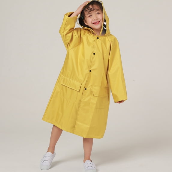 Raincoat Toddler Wear Rain for Boy Kids Girls Cartoon Children 3D Ponchos Jacket Boys Coat&jacket Hooded Rainwear Rain Ponchos Raincoats for Kid Size 6-8