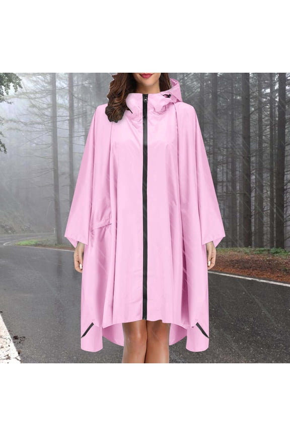 Raincoat Unisex Rain Coat With Pockets Jacket Hooded Teens For Adults Fashion Umbrella Nylon Ladies Jacket Leopard Windbreaker Women plus Size Rain Jacket Lined Windbreaker Women Rain Coat Women