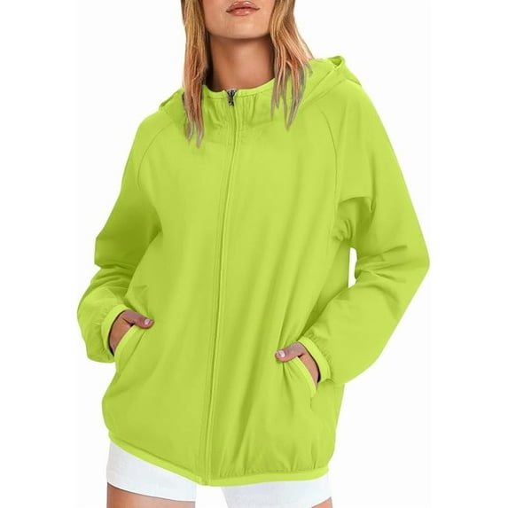 Raincoat Women Lightweight Waterproof Rain Jackets Outdoor Hooded Windbreaker Casual Zip Up Hooded Rain Jackets