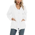 thumbnail image 1 of Raincoat Women Lightweight Waterproof Rain Jackets Packable Outdoor Hooded Windbreaker for Cycling Climbing Traveling Walking,S-3XL, 1 of 9