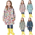 thumbnail image 1 of Raincoat for Girls,Boys Rain Jackets Size 10-12,Kid Rain Poncho Kids Waterproof Hooded Rain Slicker – Lightweight Outwear Jacket in Fun Designs, 1 of 6