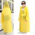 thumbnail image 1 of Raincoat for Girls Light Waterproof Boys Rain Jacket Reusable Kids Ponchos with Hood Travel Outdoor One Size, 1 of 5
