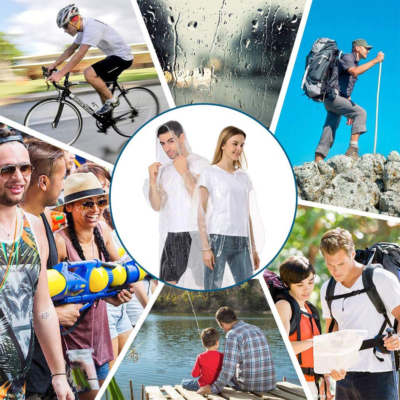 Raincoats for Men Reusable Raincoat Youth Vest Life Jacket Rave Gear Us