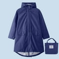 thumbnail image 1 of Raincoats for Women Full Zip Up Rain Jacket Long Sleeve Waterproof Windbreaker for Outdoors Hiking Running Climbing, 1 of 3