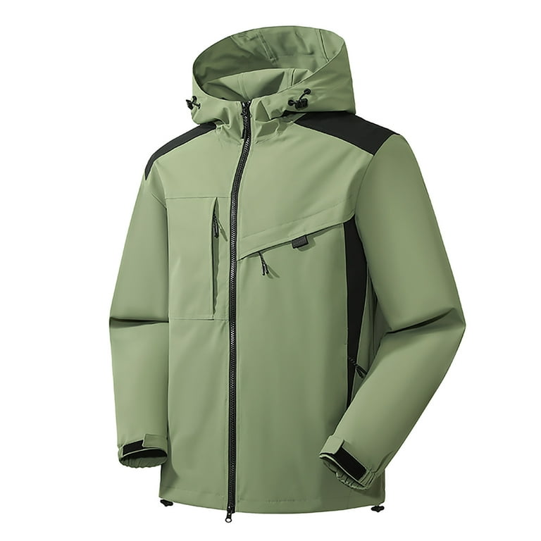 Mint green rain jacket sales