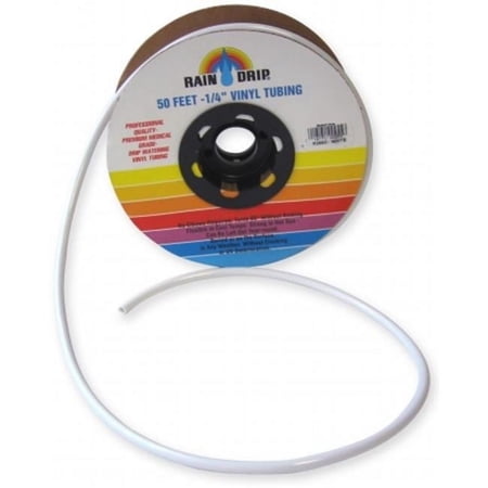 Raindrip .25in. X 50ft. White Tubing