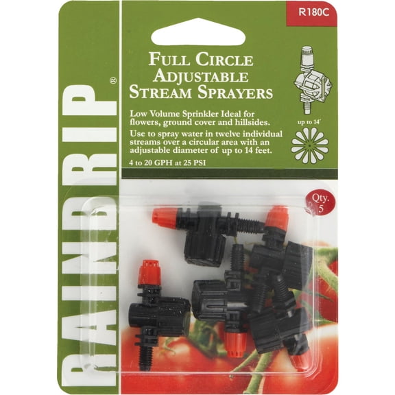 Raindrip Adjustable Sprayer - Pack of 6