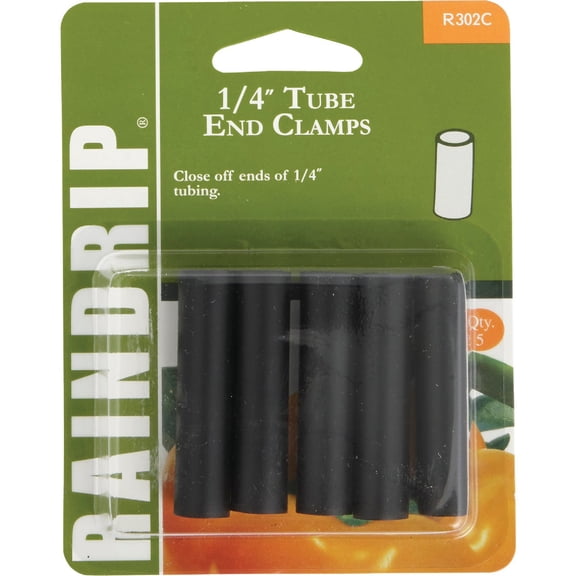 Raindrip End Clamp, 0.25"