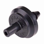 Raindrip PC4050B 1 GPH Pressure Compensating Drippers, Maintains Constant Water Flow to Irrigation Line, 50 Per Bag, Black