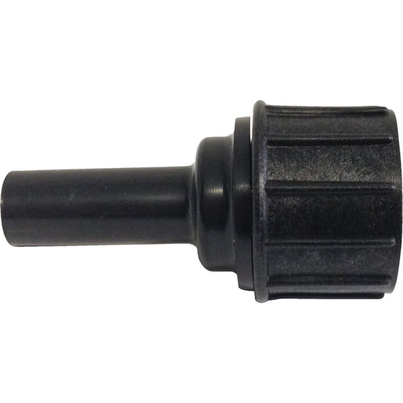 Raindrip R326CT Pipe Thread Swivel with 0.25-Inch Compression Adaptor, Black