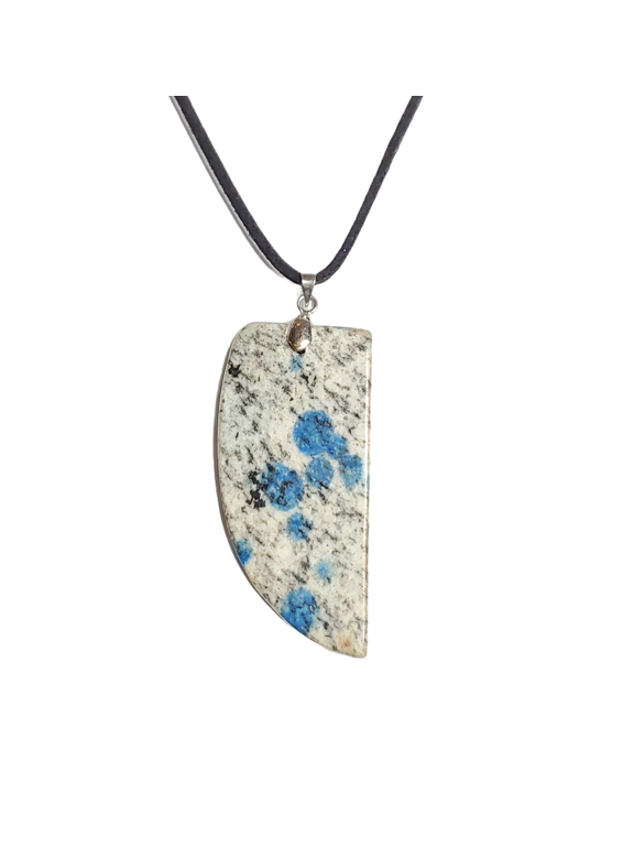 Raindrop Azurite or K2 Azurite Pendant necklace