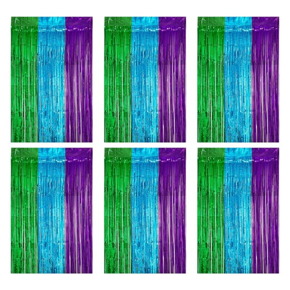 Raindrop Decorations for Themed Parties Photo Booth Props Tinsel Rain Curtains