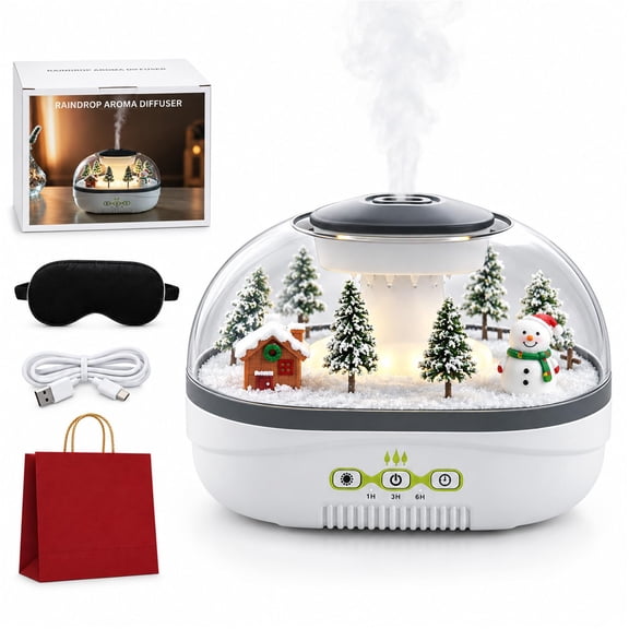 Raindrop Landscape Aromatherapy Diffuser, Christmas Humidifier Diffuser