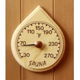 thumbnail image 1 of Raindrop Shaped Sauna Thermometer (6 ½" x 5 ½", °F), 1 of 1