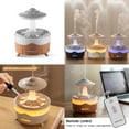 Raindrop UFO Shape Air Humidifier 2/4/ Timing Colorful Night Light