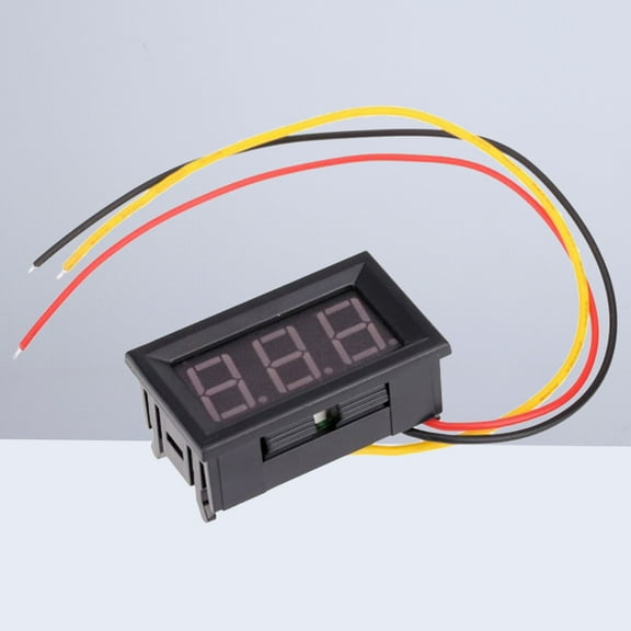 Raindrops 0-99.9V Three Wire DC Voltmeter LCD Digital Display