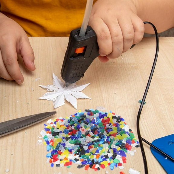 Raindrops 1 Bag Decorative Glass Blocks for DIY Crafts Irregular Glass Pieces for Art Projects Colored Glass Hot Melt Blocks for Vase Fillers