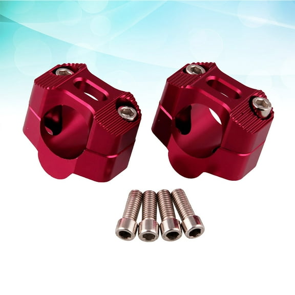 Raindrops 1 Pair 28mm Oversize Handlebar Riser for Vehicle Enthusiasts