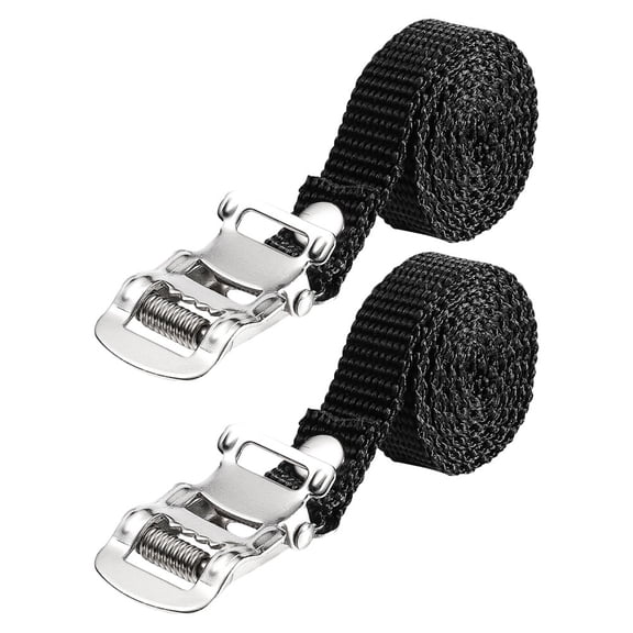 Raindrops 1 Pair Adjustable Foot Pedal Straps for Bike Pedals Anti-Slip Bicycle Saddle Stabilizer Straps Universal Replacement Footrest Belt