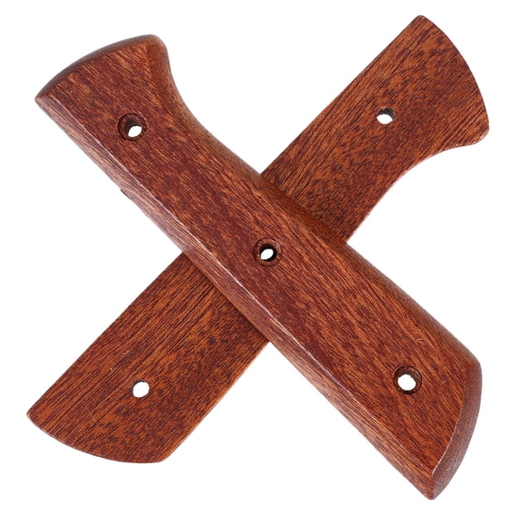 Raindrops Replacement Handles 1 Pair with Sapele Wood Grip for Kitchen Utensils and Cooking Tools, and Comfortable