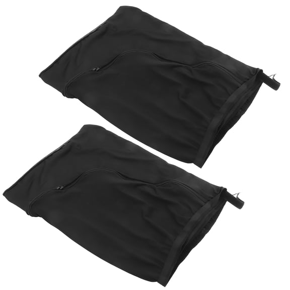 Raindrops 1 Pair Black Polyester Car Mesh Window Screen for Sun Protection and Privacy 39.4x31.5in