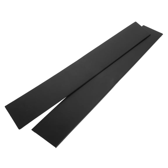 Raindrops 1 Pair Car Door Edge Protector Compatible for Dodge Front Door Glass Trim Black Plastic Weather Seal for Window Molding and Windshield