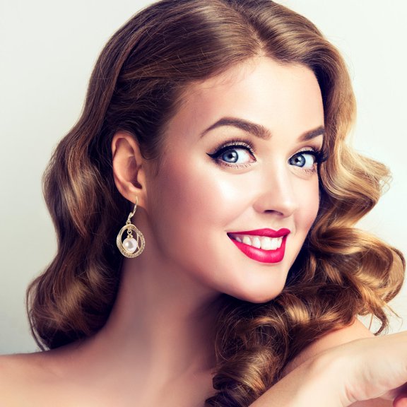 Raindrops ear ringsfor women Imitation Ear Rings cate Titanium Steel Durable Women Parties