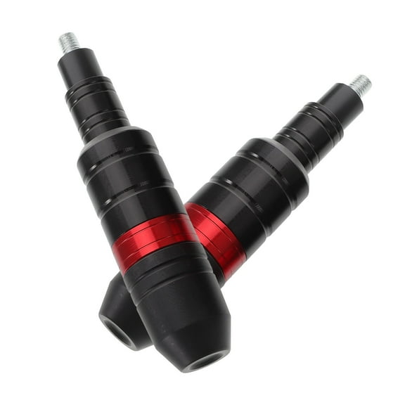 Raindrops 1 Pair Exhaust Frame Sliders Multi Color for Motorcycle Riders Universal Design