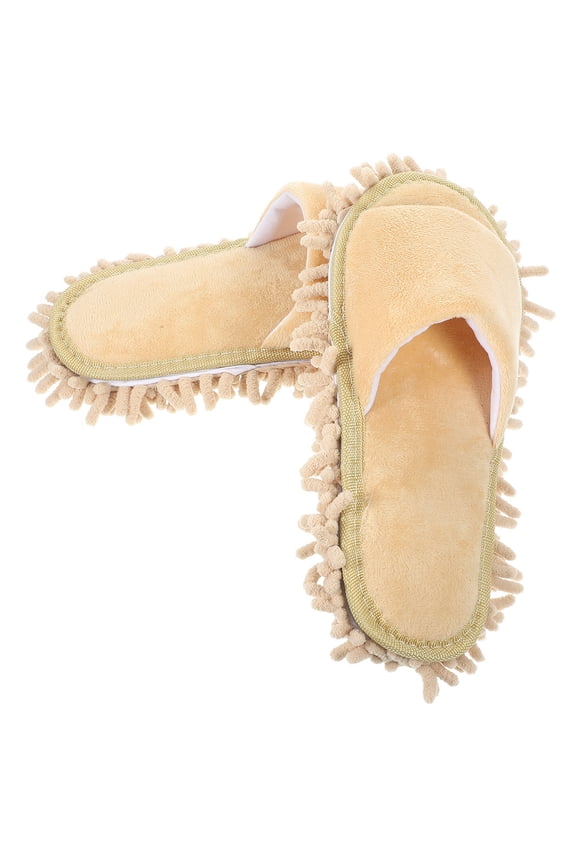 1Pair Mopping Slippers for Home Use Unisex Dusting Slippers with Style