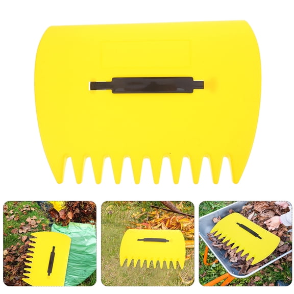 Raindrops 1 Pair Garden Rake For Leaves Plastic Yard Tool For Efficient Lawn And Garden Cleanup Ergonomic Design Landscaping Leveling Rakes For Comfort Suitable For Grass Leaves And Debris