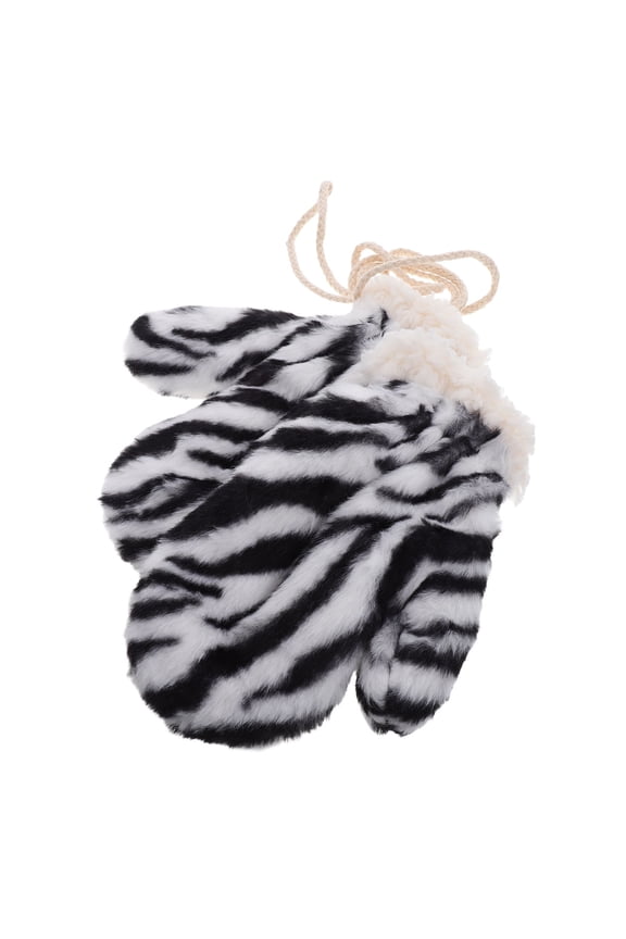 1 Pair Mittens for Women Cold Weather Multi Flannel Hand Protection for Biking