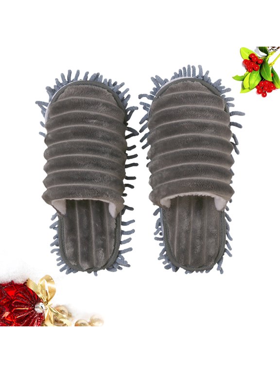 Comfortable Microfiber Slipper for Easy Floor Cleaning - 1Pair