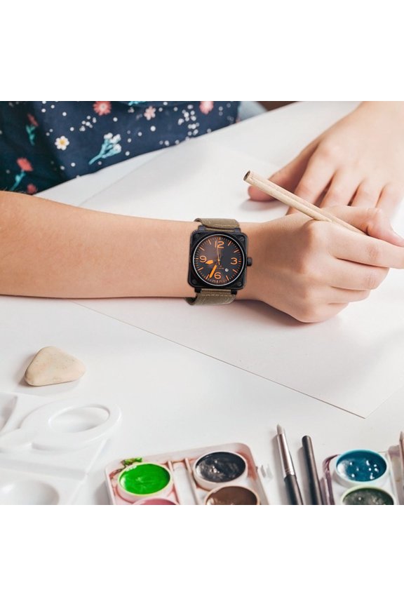 1 Pair Nylon Watch Strap Durable Waterproof for Men Women Casual Daily Use 16X3CM