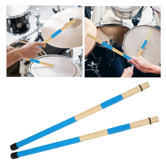 Raindrops 1 Pair Percussion Brushes Durable for Musicians Practice
