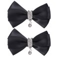 thumbnail image 1 of Raindrops 1 Pair Rhinestone Bow Shoe Clips for Pumps Wedding Party, 1 of 7