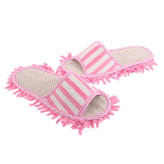 FOMIYES 1 Pair Detachable Mop Slippers for Home Cleaning, Floor Sweeping Shoes with Improved Grip and Friction