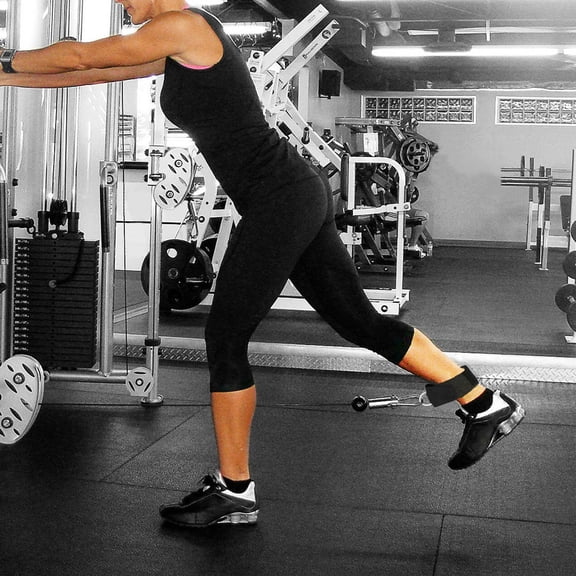 FOMIYES 1 Pair Thigh Strap Adjustable Neoprene Padded Fitness Equipment for Strength Training in Home Gym