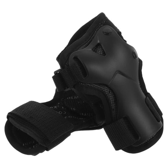 Raindrops 1 Pair Wrist Guards for Snowboarding Black Rubber Protection for Sports Enthusiasts