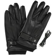 RAINDROPS Temperature Control Heated Gloves Black Winter Use 1 Pair 9.4X4.7X0.4In