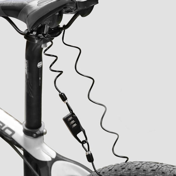 FOMIYES 1 Pc Bike Cable Lock Combination Lock Zinc Alloy for Outdoor Enthusiasts