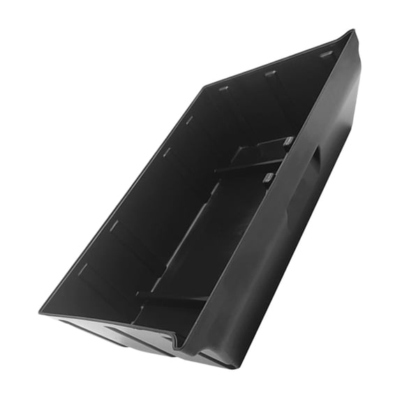 Raindrops ABS Under Seat Car Organizer with Drawer Handle, Black Storage Container for Vehicle Interior