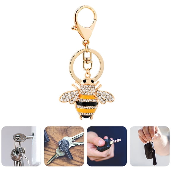 Raindrops 1 Pc Keychain in Zinc Alloy, Stylish Accessory for Fashion Enthusiasts and
