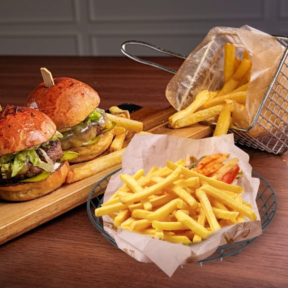 Raindrops 1Pc Black Stainless Steel Basket Wire Bread Basket for Kitchen Decorative and Food Use