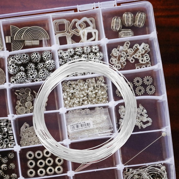 Raindrops Aluminum Wire Silver Craft Jewelry Durable Portable Versatile Handmade Projects