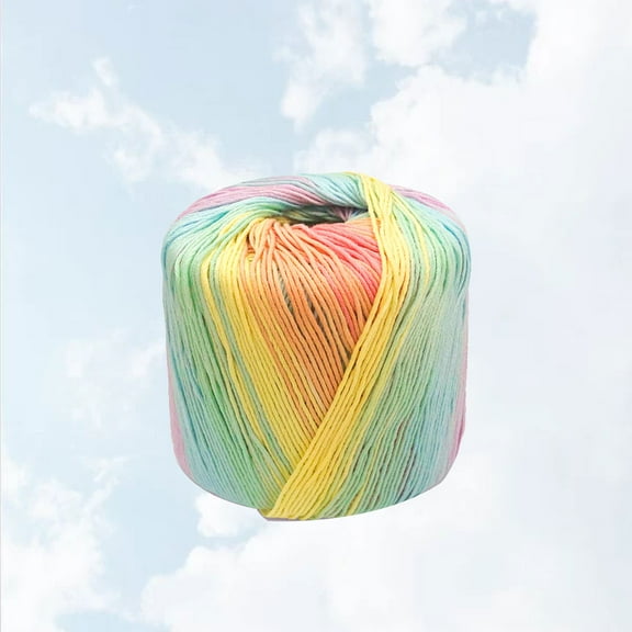 Raindrops Pastel Rainbow Yarn Crochet Yarn Multi 1 Roll