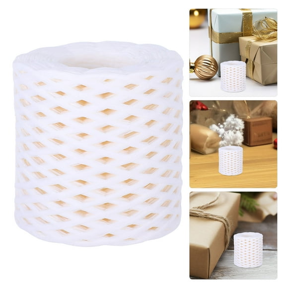 Raindrops 1 Roll Raffia Ribbon Wrapping Raffia Paper String For DIY Packing Rope Paper Twine For Packing Raffia Ribbon Wrapping Paper Crafting Ribbon For Packing Paper Rope Twine