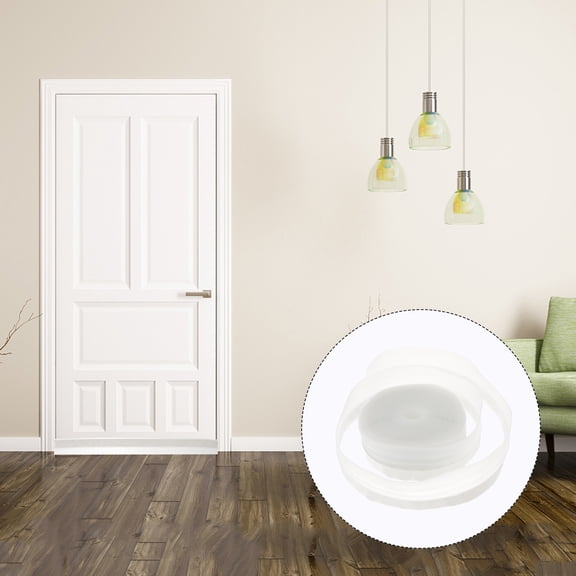 Raindrops 1 Roll Transparent Silicone Flat Seal Strip for Sealing Door and Window 800X4.2X0.1CM