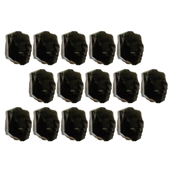 Raindrops Chakra Crystals Black Obsidian Tumbled Chips Healing 1 Set 500g